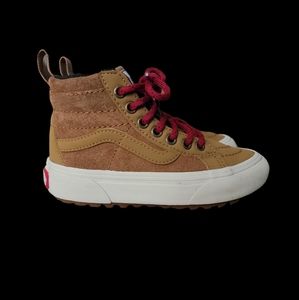 Vans Sk8-Hi MTE, brown, Toddler size 11